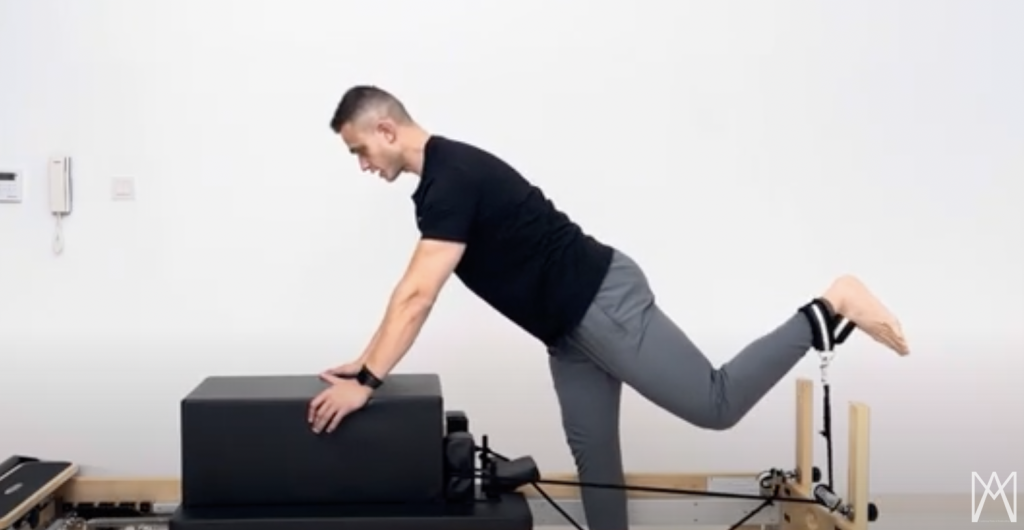 41. STANDING HAMSTRING CURLS | UPPER BODY SUPPORT